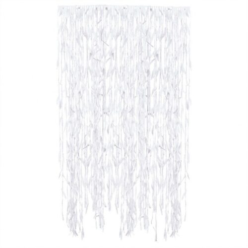 Διακοσμητική κουρτίνα Backdrop με λευκά φύλλα