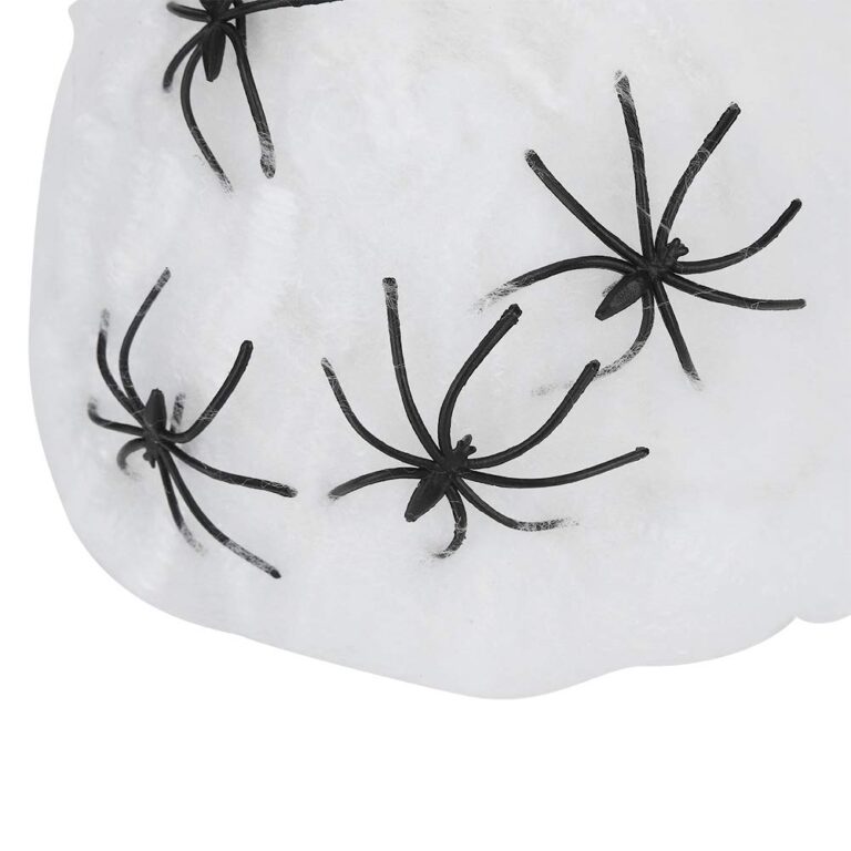 Διακοσμητικός Άσπρος Ιστός με Αράχνες