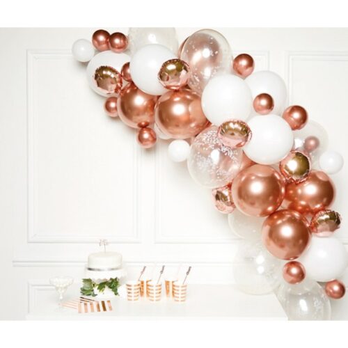 DIY Γιρλάντα Μπαλονιών Rose Gold (66 μπαλόνια)