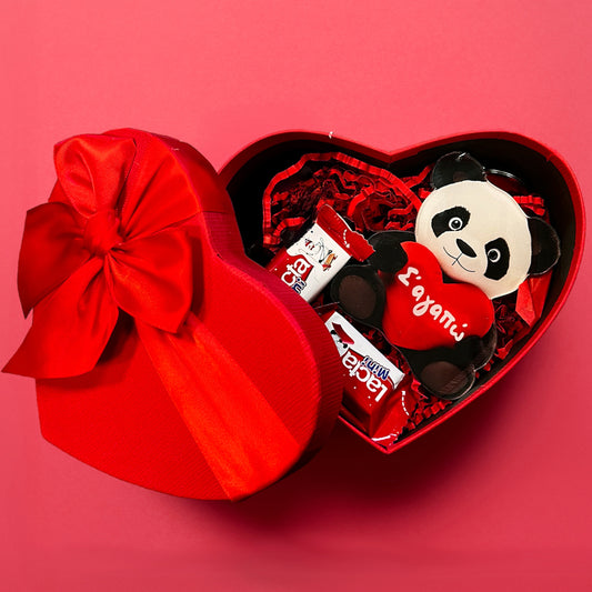 Δώρο για Ζευγάρι - Αρκουδάκι Panda Σ' αγαπώ