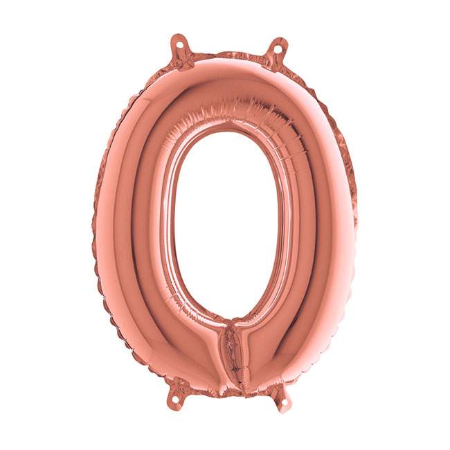 Mini Μπαλόνια Γράμματα Rosegold 36cm