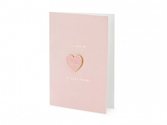 Ευχετήρια Κάρτα Mom με αποσπώμενη καρφίτσα