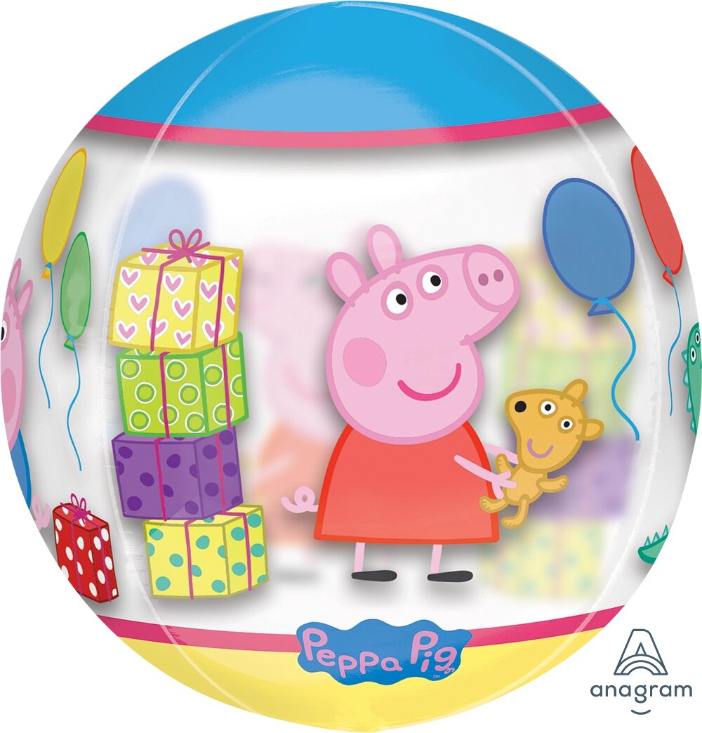 Μπαλόνι Φοιλ Orbz Peppa Pig 38εκ Χ 40εκ