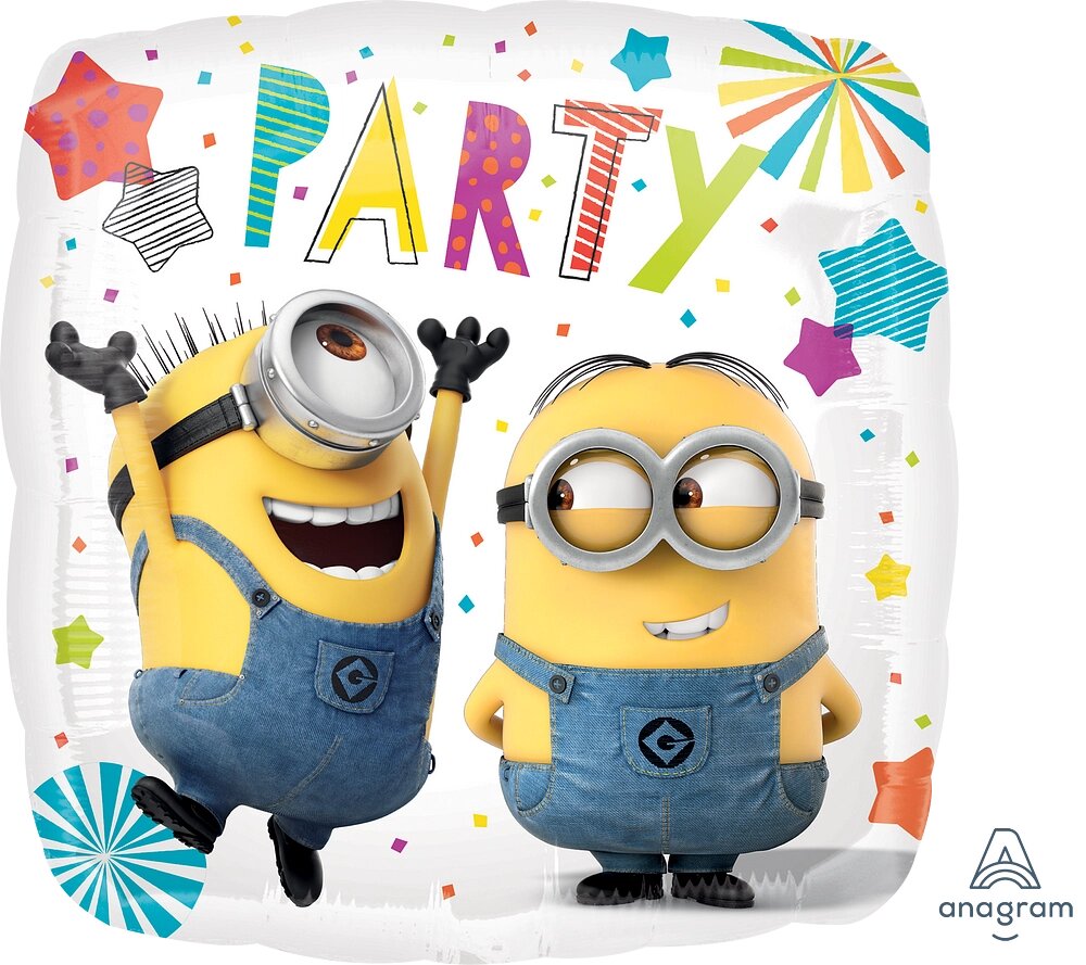 Μπαλόνι Φοιλ 17 Minions Despicable Me Party / 43εκ