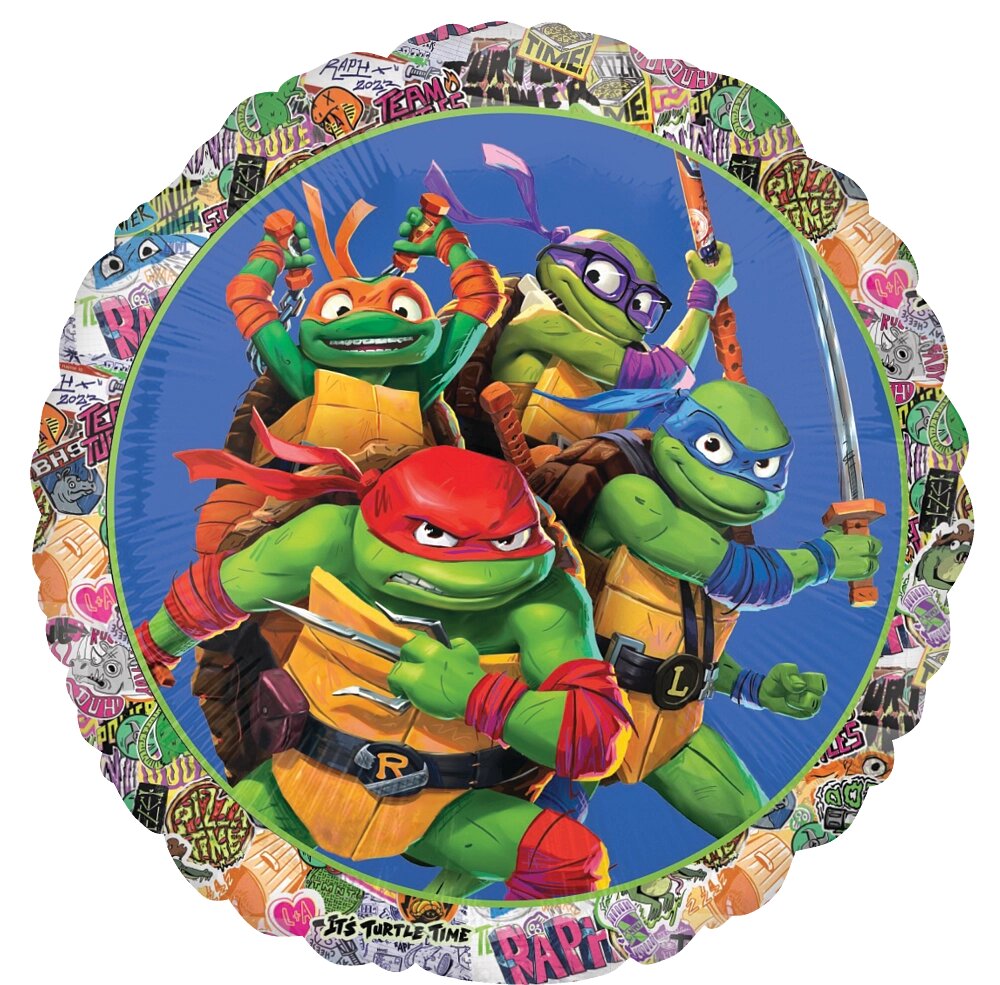 Μπαλόνι Φοιλ 17 Teenage Mutant Ninja Turtles - Χελωνονιντζάκια / 43 εκ