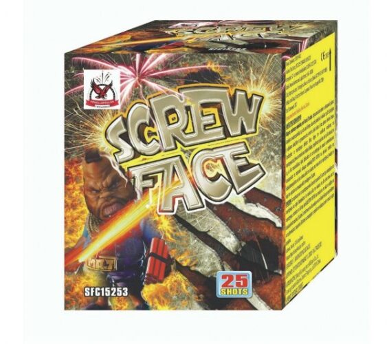 Εναέρια Πυροτεχνήματα 25 βολών - Screw Face