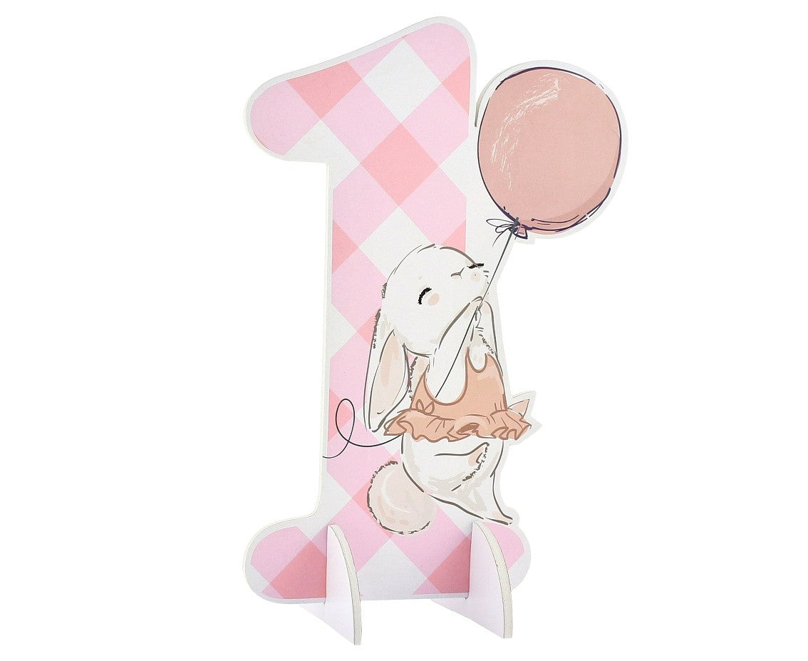 Επιτραπέζιο διακοσμητικό 1st Birthday Κουνελάκι