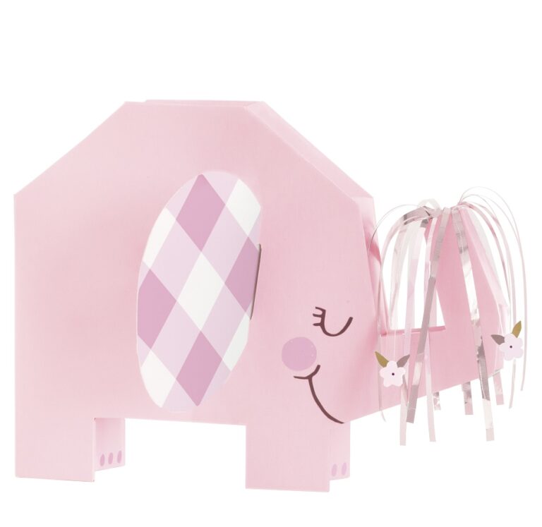 Επιτραπέζιο διακοσμητικό Ελεφαντάκι ροζ