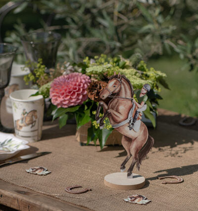 Επιτραπέζιο ξύλινο διακοσμητικό Άλογο – Ιππασία