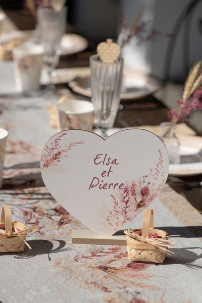 Επιτραπέζιο ξύλινο διακοσμητικό Romance