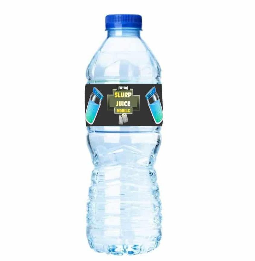 Ετικέτες για μπουκάλια νερού Fortnite (8 τεμ)