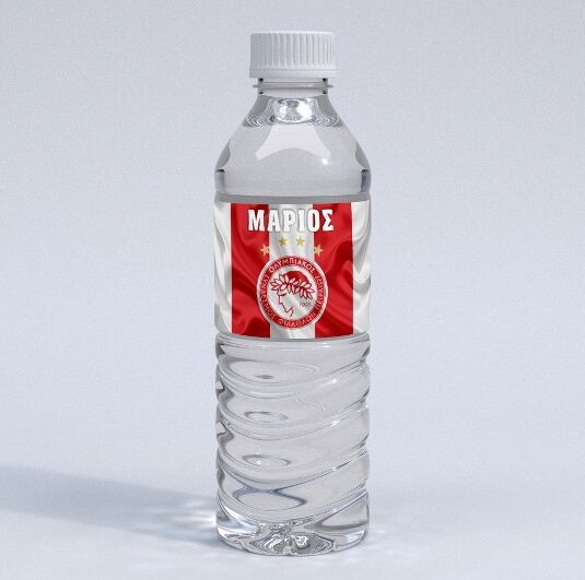 Ετικέτες για μπουκάλια νερού Ολυμπιακός (8 τεμ)