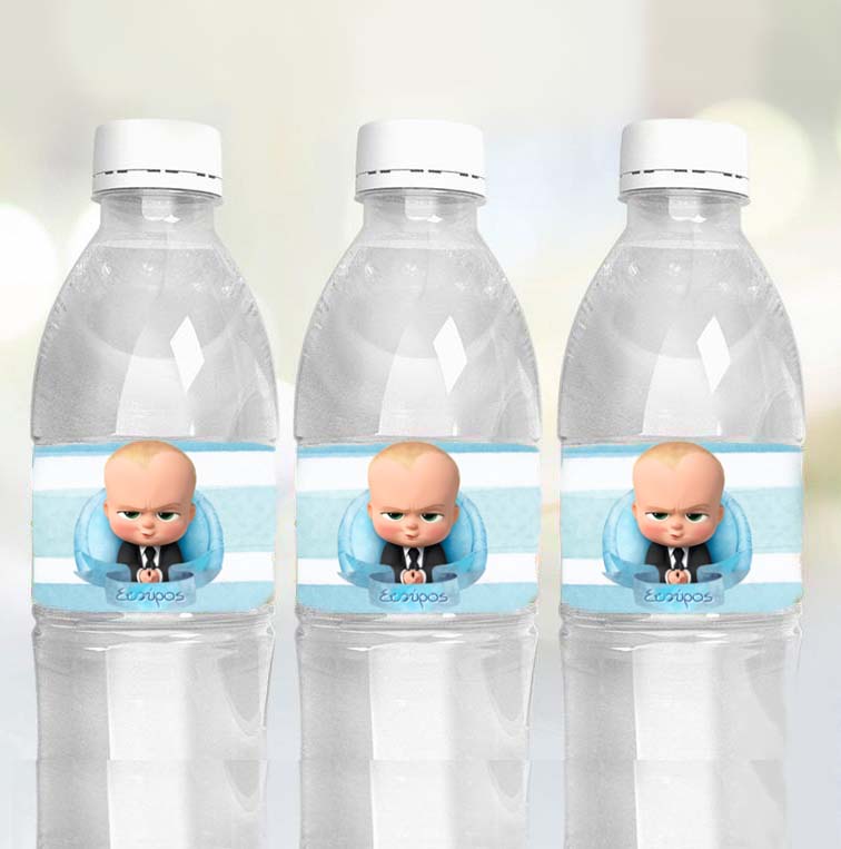 Ετικέτες για μπουκάλια νερού Μπόμπιρας (8 τεμ)