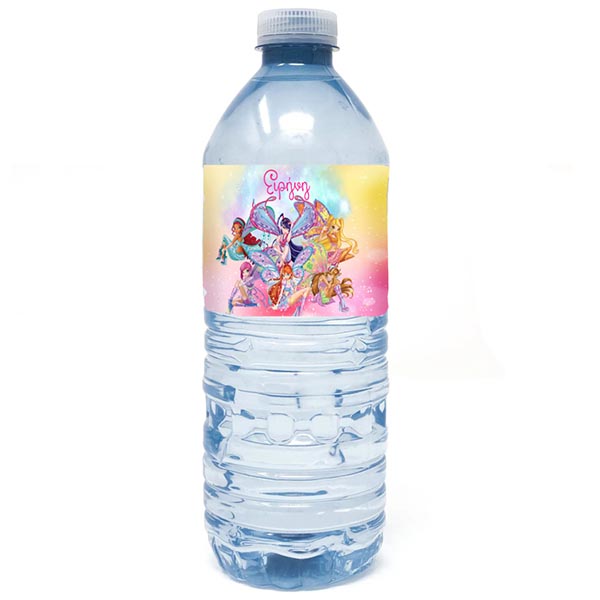 Ετικέτες για μπουκάλια νερού Winx (8 τεμ)