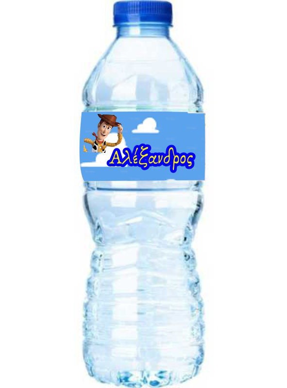 Χάρτινες ετικέτες νερού Toy Story (8 τεμ)