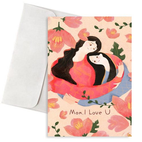 Ευχετήρια Κάρτα "Mom & Daughter"