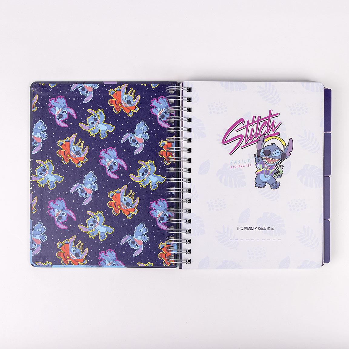 Εβδομαδιαίο Ημερολόγιο Stitch με Αυτοκόλλητα