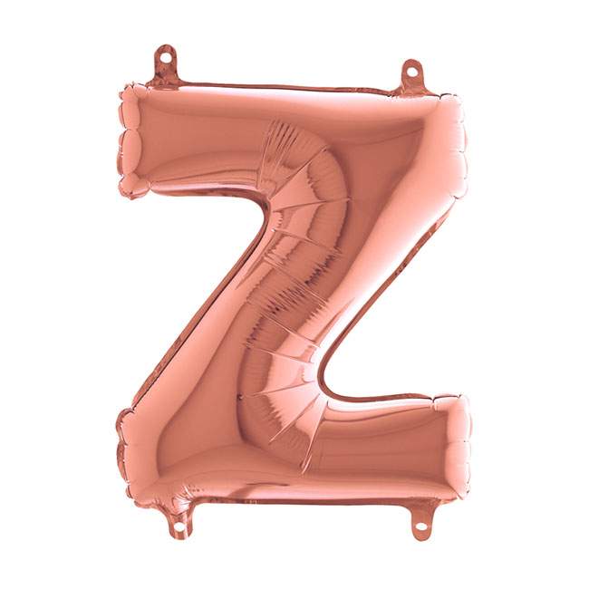 Mini Μπαλόνια Γράμματα Rosegold 36cm
