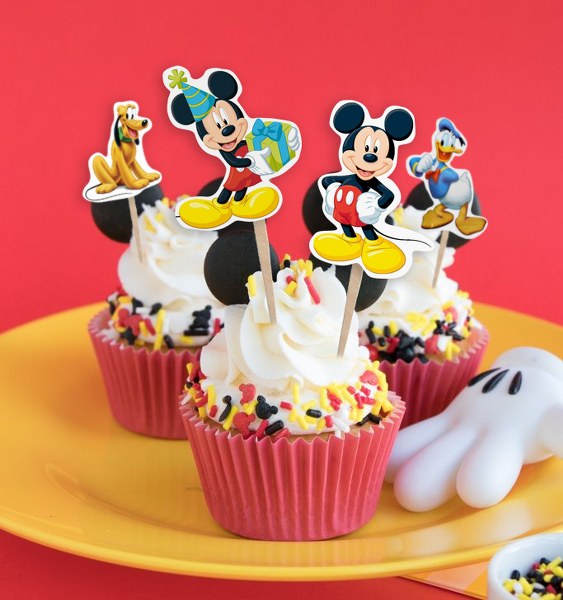 Οδοντογλυφίδες πάρτυ Mickey Mouse (6 τεμ)