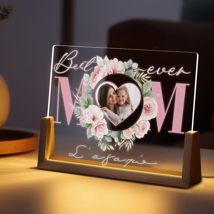 Φωτιστικό led με φωτογραφία - Best Mom Ever