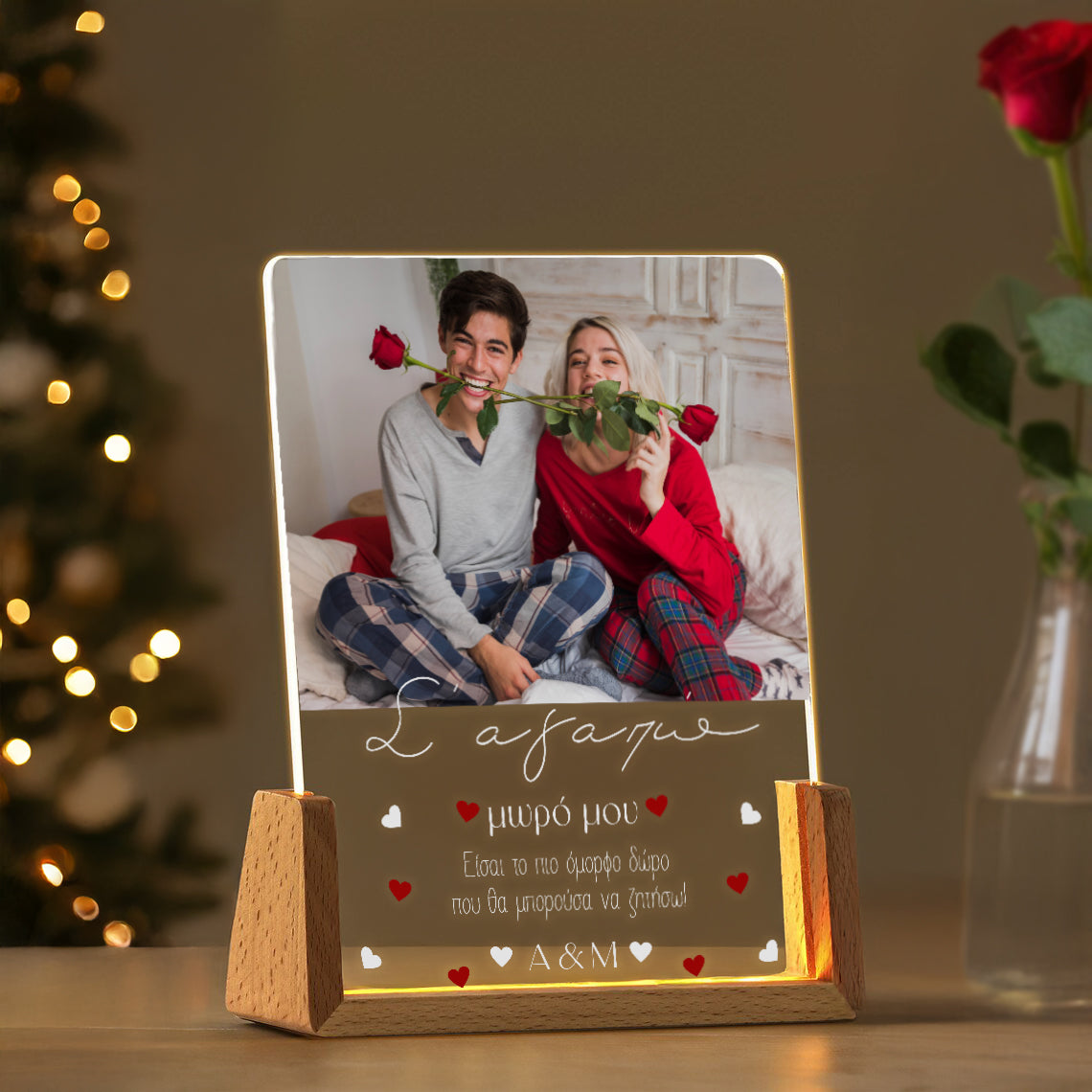Φωτιστικό led με φωτογραφία - Δώρο
