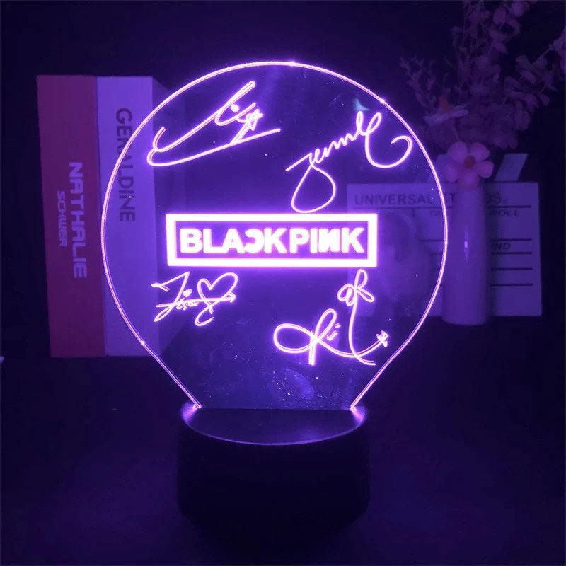 Φωτιστικό led με βάση - Blackpink