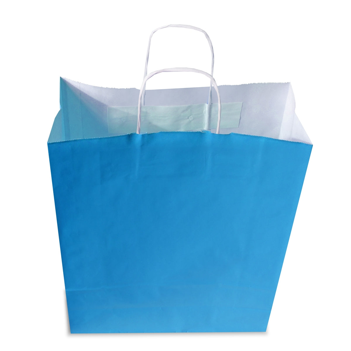 Γαλάζια Τσάντα Δώρου με στριφτή λαβή