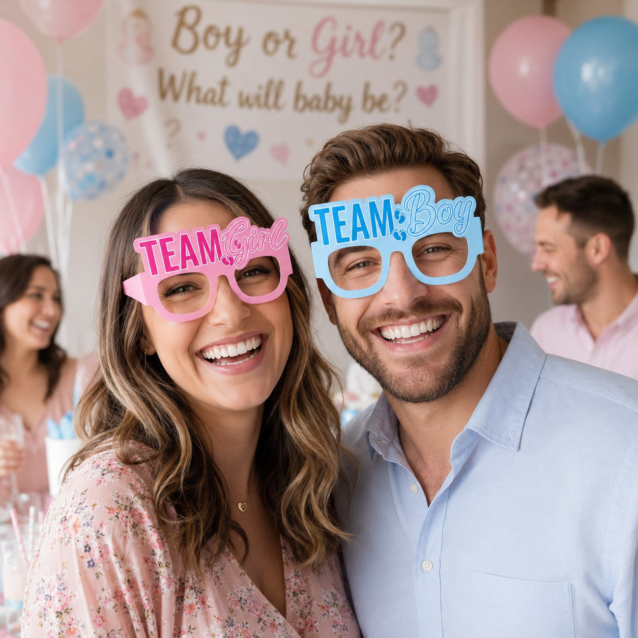 Γυαλιά Χάρτινα - Team Girl & Boy (6 Τεμ)