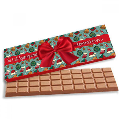 Γίγας Χριστουγεννιάτικη Σοκολάτα - Κόκκινος Φιόγκος