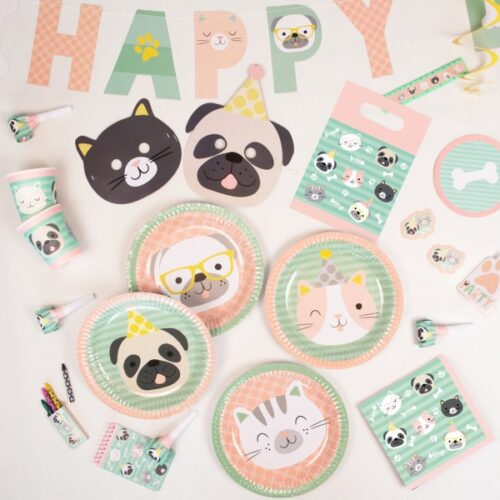 Γιρλάντα "Happy Birthday" Hello Pets