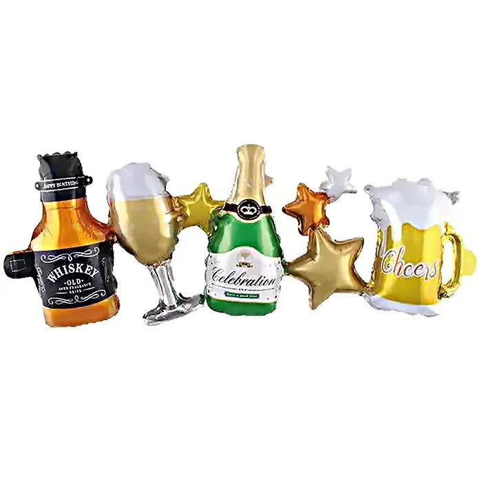 Γιρλάντα ενιαίο Μπαλόνι Ποτά