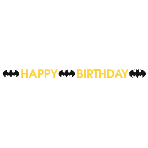 Γιρλάντα Happy Birthday Batman 180cm