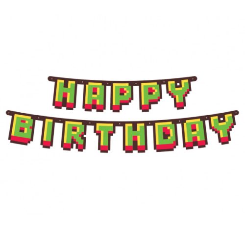 Γιρλάντα Happy Birthday Game On