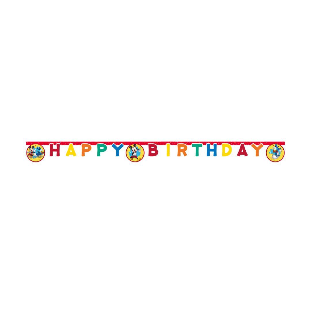 Γιρλάντα Happy Birthday Mickey (200 cm)