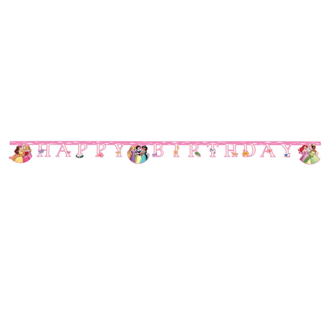 Γιρλάντα Happy Birthday Πριγκίπισσες (200 cm)