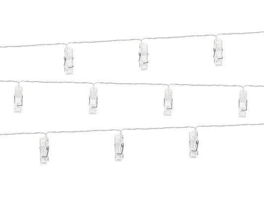 Γιρλάντα με LED μανταλάκια για φωτογραφίες 1,4m