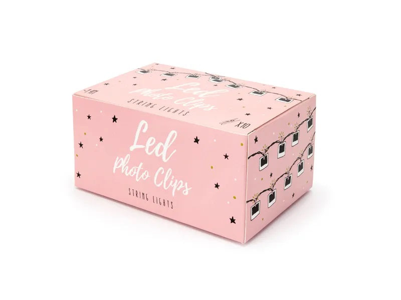 Γιρλάντα με LED μανταλάκια για φωτογραφίες 1,4m