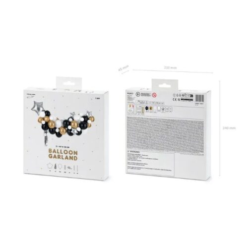 Γιρλάντα Μπαλονιών με Αστέρια (52 τεμ)