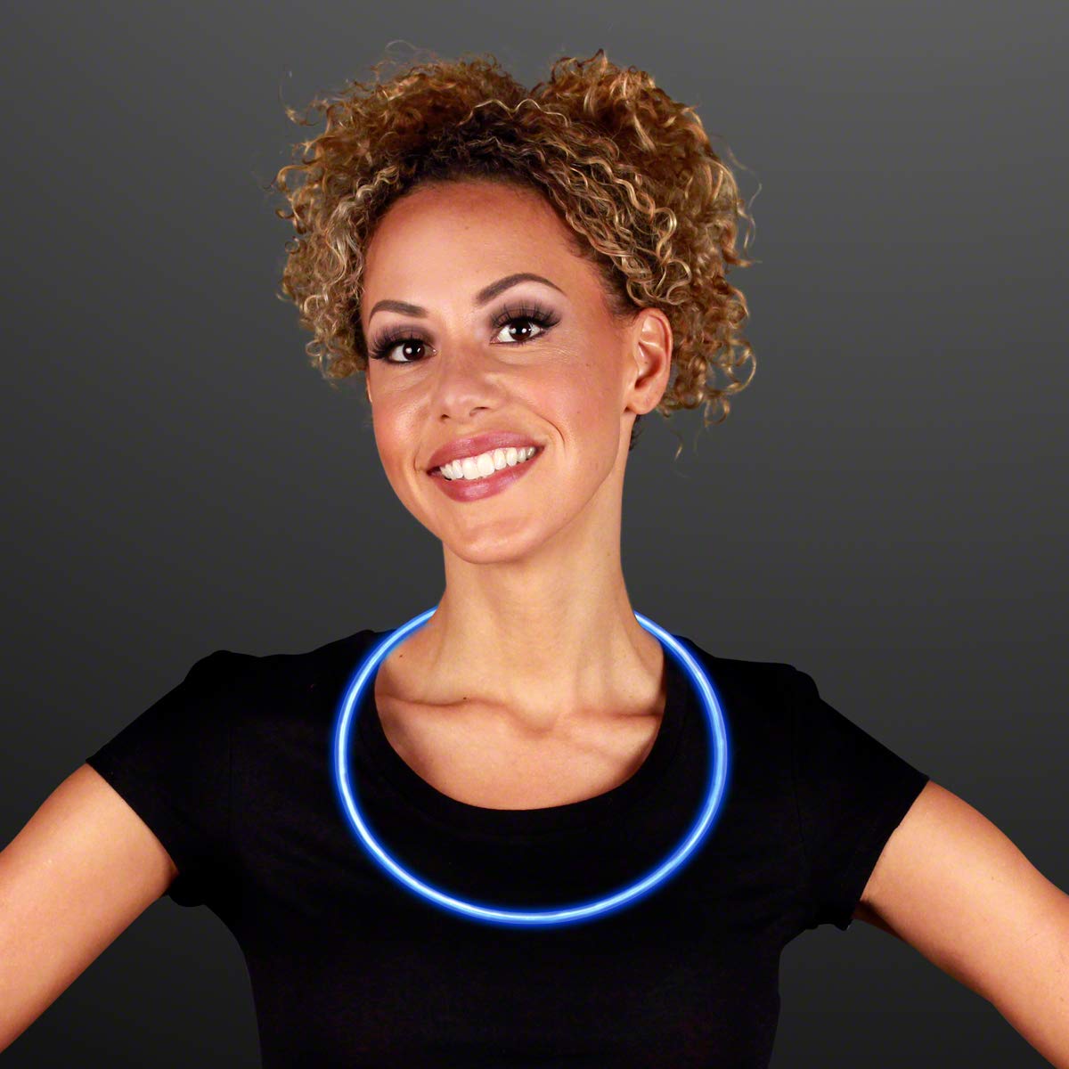 Glow Κολιέ που φωσφορίζει μπλε