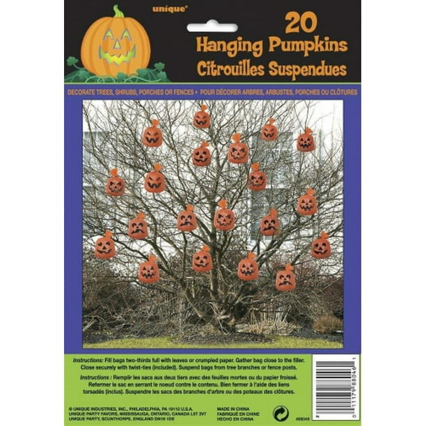 Κρεμαστές τσάντες με Κολοκύθες - Pumpkins / 20τεμ