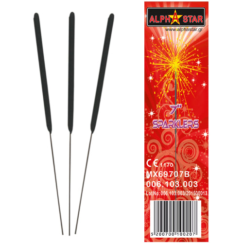 Ιριδίζοντα Sticks Sparklers 30s (10 τεμ)