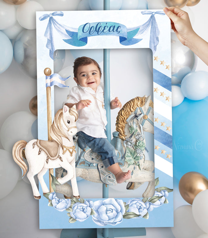 Κάδρο Photobooth Καρουζέλ αγόρι