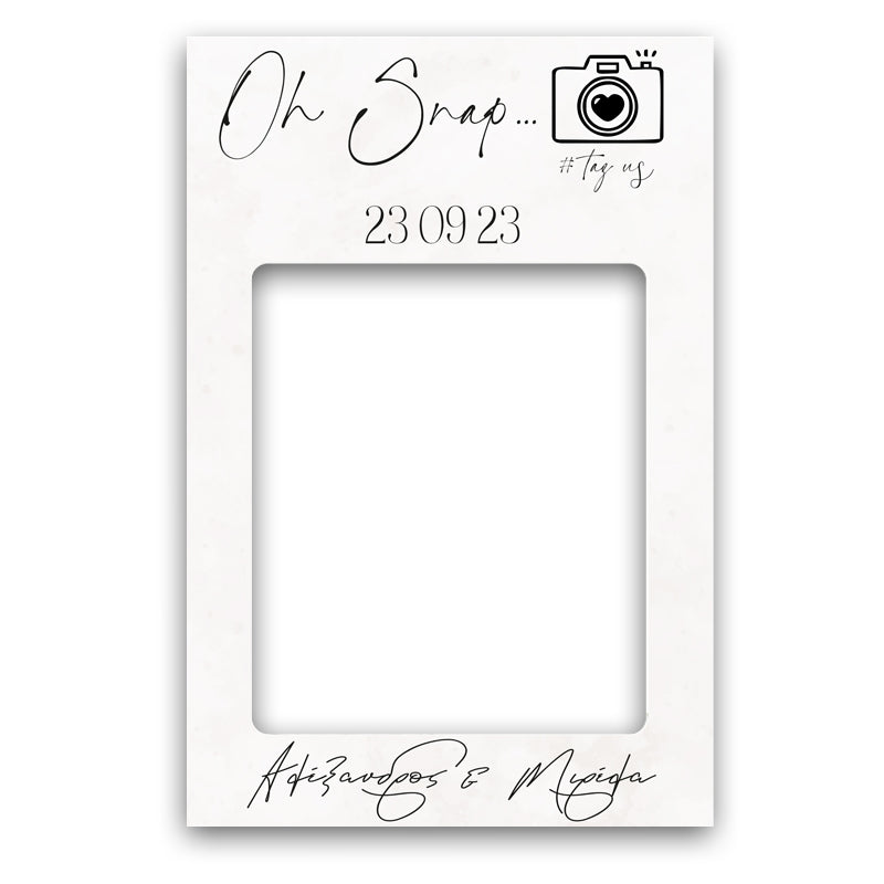 Κάδρο Photo Booth Γάμου - Snap