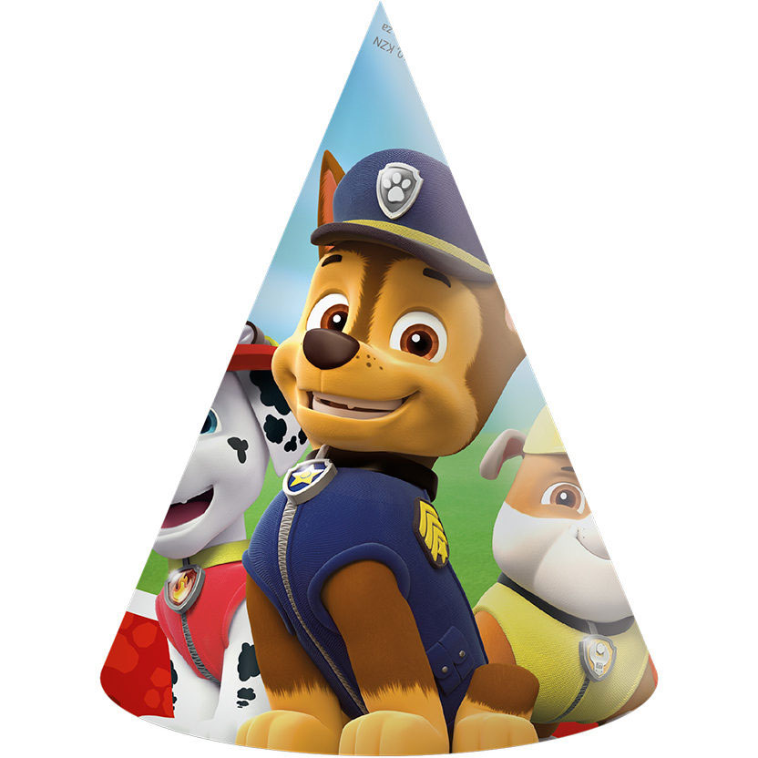 Καπελάκι πάρτυ Paw Patrol - Ready for Action (6 τεμ)