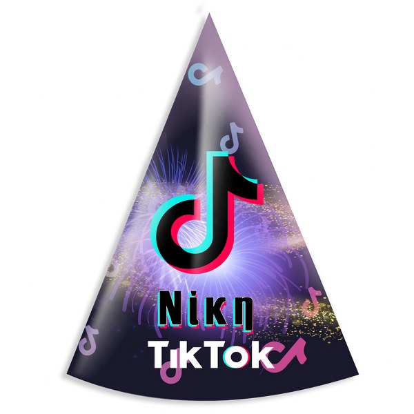 Καπελάκι πάρτυ Tik Tok (4 τεμ)