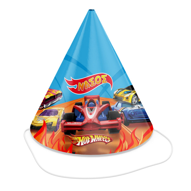 Καπελάκια πάρτυ Hot Wheels (4 τεμ)