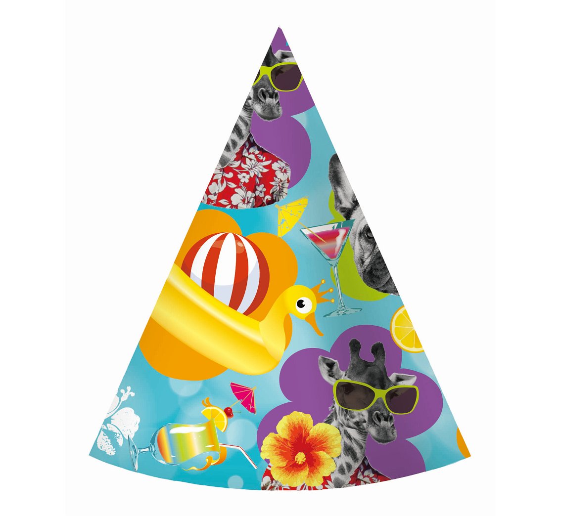 Καπελάκια Καλοκαιρινό πάρτι (6 τεμ)
