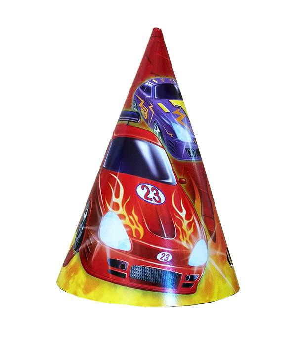 Καπελάκια πάρτυ Αυτοκίνητα ράλλυ (8 τεμ)