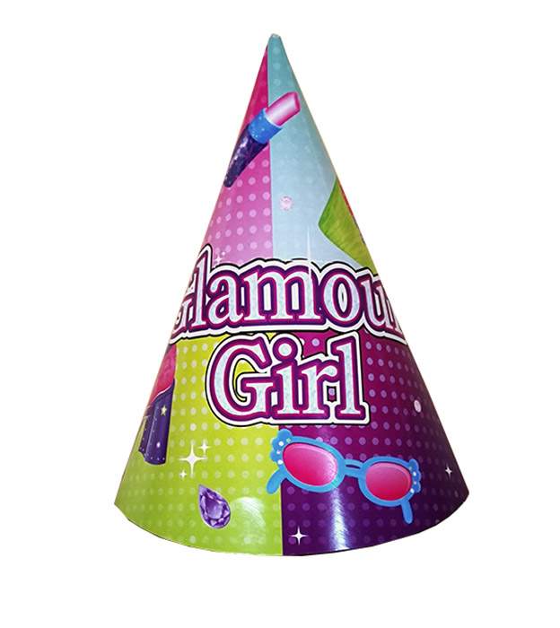 Καπελάκια πάρτυ Glamour girl (8 τεμ)