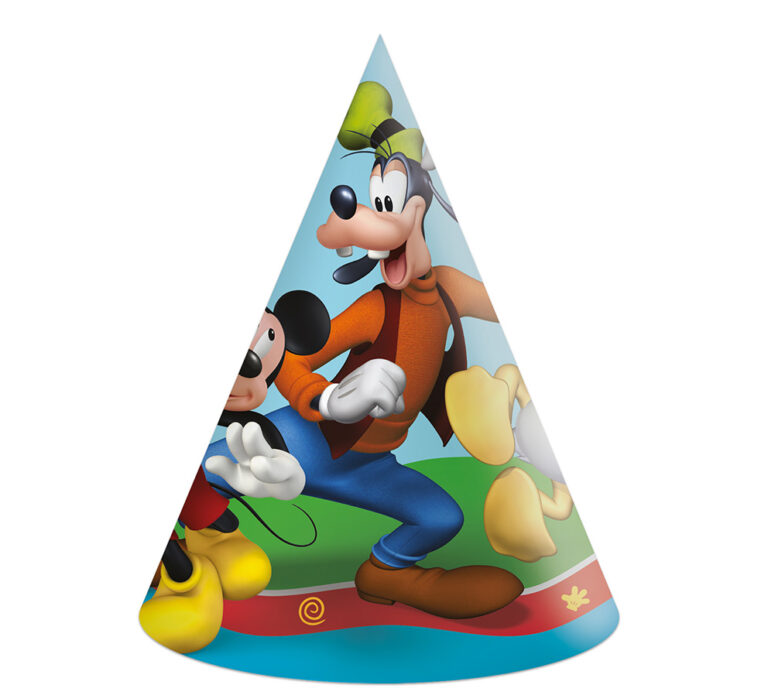 Καπελάκια πάρτι Mickey Rock the House (6 τεμ)